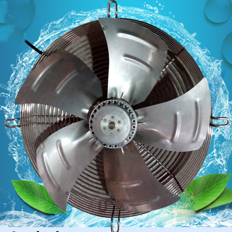Вентилятор осевого потока наружного ротора с сетчатой ​​крышкой вентилятор холодильное оборудование оптом морозильный вентилятор из нержавеющей стали 304
